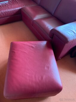 luxusní kožená sedačka zn. Natuzzi - 12