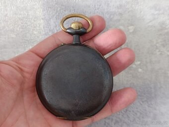 Obrovské kapesní hodinky Regulateur 67mm s průhlednou pracho - 12