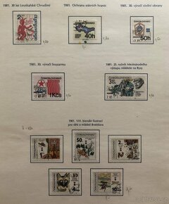Prodám album známek - filatelia, sbírka ČSSR 1980-1992 - 12