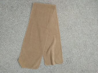 Nová unisex zimní šála - příjemný materiál, béžová, 150 cm - 12