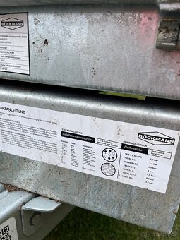 Sklapěcí přivěs vyklapěč bockmann - 12