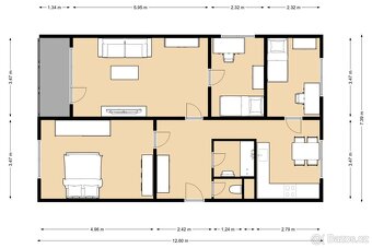 Prodej bytu 4+1, 83 m2, ulice Na Chuchli, Klatovy - 12