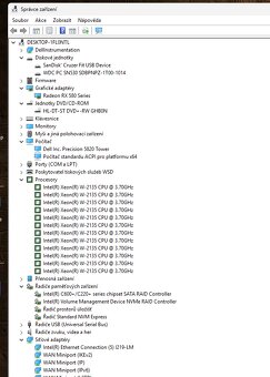 DELL Precision Tower 5820 - XEON W-2135 v4, 64 GB RAM - 12