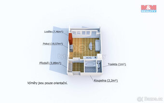 Prodej bytu 1+kk, 27 m², Plzeň, ul. Kaznějovská - 12