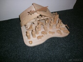 betlém z lipového a smrkového dřeva 14a4 - 12