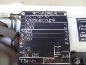 Iveco Stralis 420 - 6x2 – Valník + HR-Fassi F335 – EURO 6 - 12