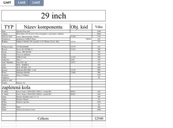 Jízdní kolo Force Grannus kola 29" - 12