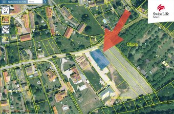 Prodej stavebního pozemku 751 m2, Obora - 12
