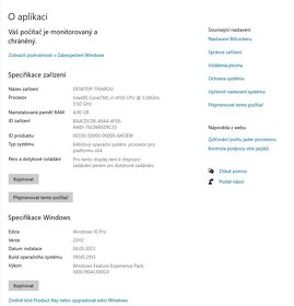 Počítač Lenovo ThinkCentre E73 Intel i3 3,5GHz - 12