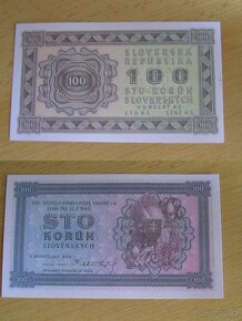 RU,ČSSR , ČSR- nevydanné bankovky , návrhy oboustranná kopie - 12