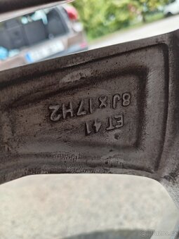 Originál ALU kola VW Passat R17 + pneu - 12
