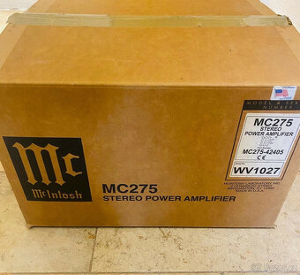 Lampový zesilovač McIntosh Mc 275 IV OVP Tip Top - 12
