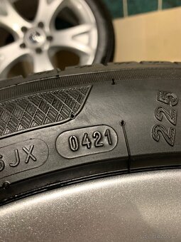 Alu kola Škoda R17 5X112 ZÁNOVNÍ LETNÍ PNEU 225/45 PALLAS - 12