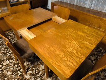 obývací stěna, židle, peřiňák, rozskládací stůl, bar - 12