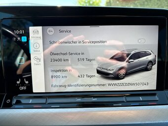 Volkswagen Golf VIII 2.0TDI 85kw manuál/tažné/senzor/virtual - 12