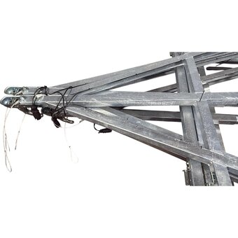 Brzděný přívěsný vozík 1300Kg, 2,65m x 1,30m, svařovaný rám - 12