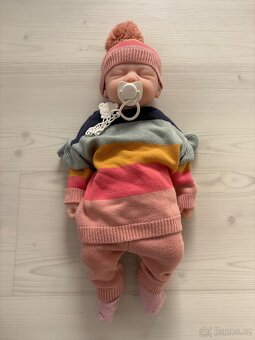 Silikonová panenka holčička - 12