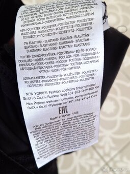 Nové s visačkou černé sametové sako M 38 Amisu pružné - 12