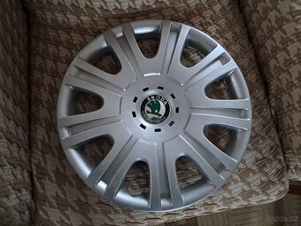 ORIG. POKLICE ŠKODA 15'', JEN 1 KS, ORIG. Č. 1Z0601147E MH - 12