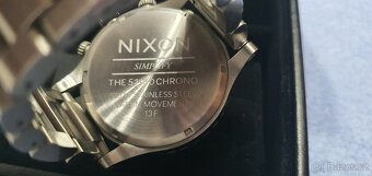 Nixon Zlaté hodinky aj strieborne veľká nad 5cm priemer - 12