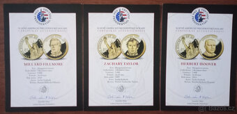 34 prezidentských dolarů – luxusní zlatá sada - 12