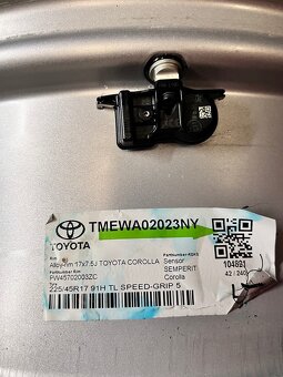 5x114,3 R17 Toyota Corolla Alu disky - NOVÝ STAV - 12