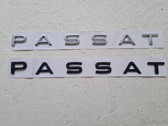 Chrómové a čierne nápisy na kufor VOLKSWAGEN - 12