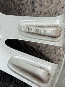 Mercedes r18 alu kola r18 5x112 Dvourozměrná Michelin Alpin - 12