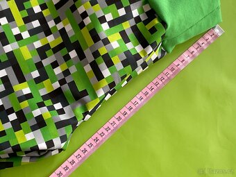 NOVÉ-soft zimní kalhoty -handmade-Unuo střih-92 (d.65 cm) - 12