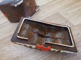 Starožitná keramická dóza - 12