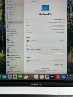 MacBook Pro 15, 500GB, sequoia, i7 - 12