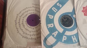 Šelakové gramofonové desky cca 500ks - 12