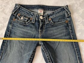 True Religion - dáms. džíny USA, vysoká PC - vel. 28 - 12