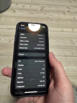 iPhone X, 256GB - 12