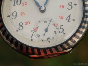 Švýcarské stříbrné kapesní hodinky niello / tula BREVET - 12