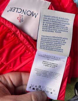 Luxusní holčičí nová jarní bundička Moncler - 12