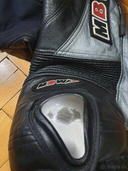 Dvoudílná kožená motokombinéza MBW - 12