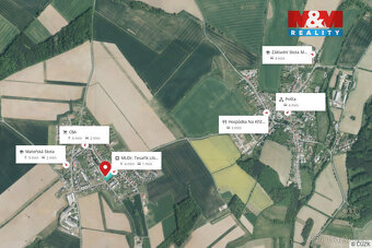 Prodej pozemku k bydlení, 1400 m², Machová - 12