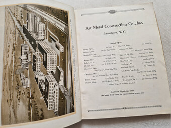 Starý katalog kancelářský nábytek trezory kartotéky 1923 - 12