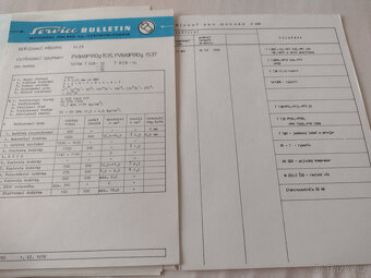 SEŘIZOVACÍ PŘEDPISY VSTŘIKOVACÍCH SOUPRAV - 12