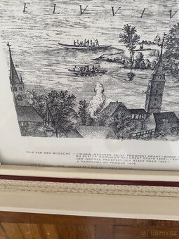 Sadelerův prospekt - dva obrazy Prahy 1606 - 12