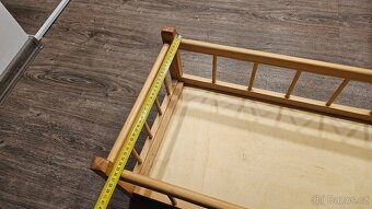 Dřevěná postýlka pro panenku - 12