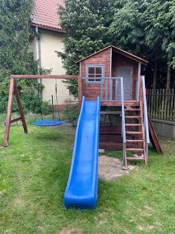 Domeček pro děti dřevěný Middle s dovozem ČR i SR - 12