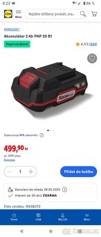 Aku baterie 2Ah, nabíječka Parkside, Smart dětské hodinky v. - 12