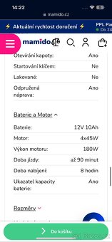 Elektrické autíčko Jeep 4x4 - 12