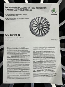 originál al sada Škoda Kodiaq/Enyaq Asterion 5x112 20" - 12