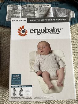Nosítko Ergobaby s novorozeneckou vložkou a teplým fusakem - 12
