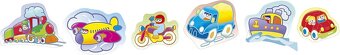Puzzle Miniland Flexi Form dopravní prostředky + zvířata - 12