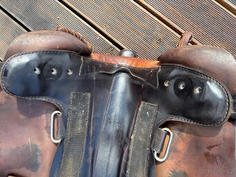 Westernové sedlo ultra-flex deuber & partner+podbřišník - 12