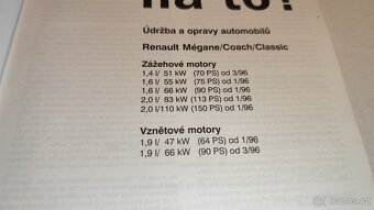 Renault Mégane 1 - příručka na opravy a údržbu - manuál - 12